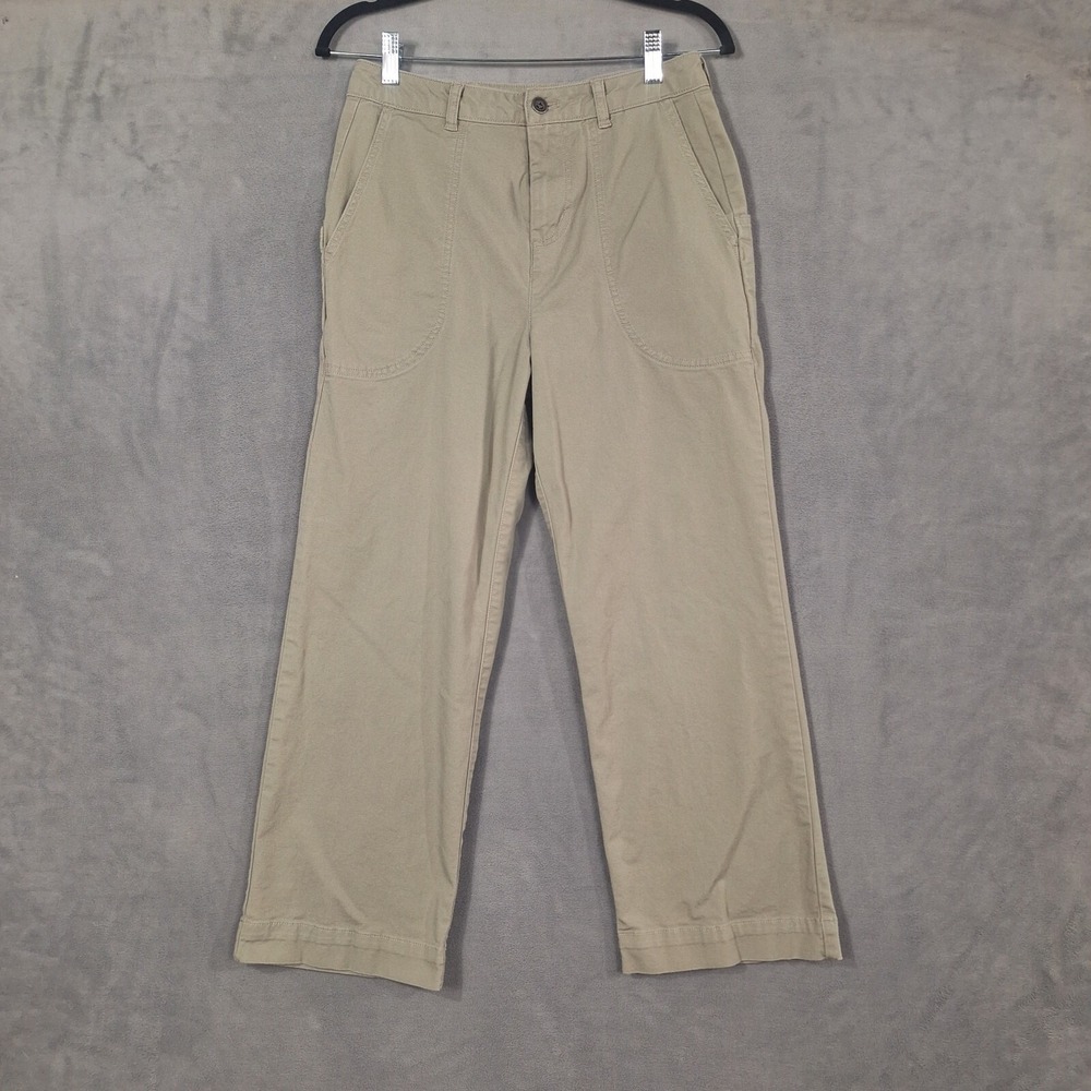 Patagonia canvas organic cotton stretch crop Pants Womens size 4 (27x26)